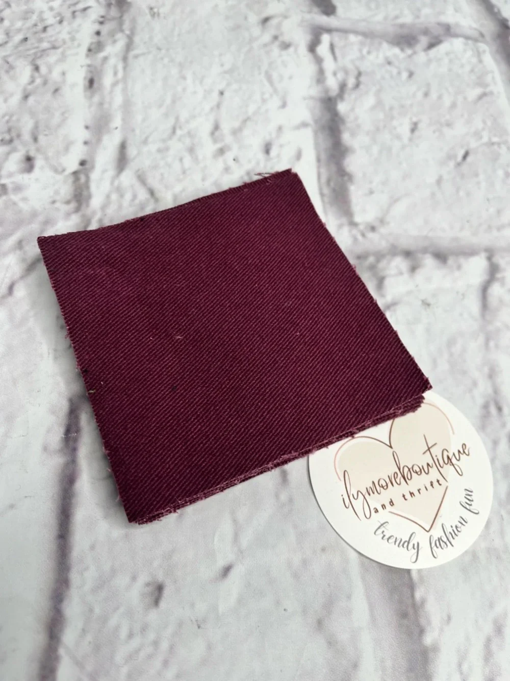 Reclaimed Denim Squares, Mixed Colors, 6-Inch Crafting Fabric Pack